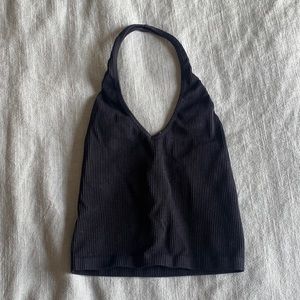 Urban outfitters cropped halter neck tank